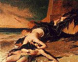 William Etty Hero and Leander painting